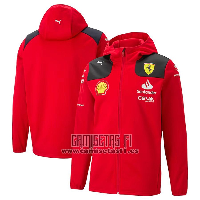 Chaqueta del Scuderia Ferrari F1 2023 Rojo